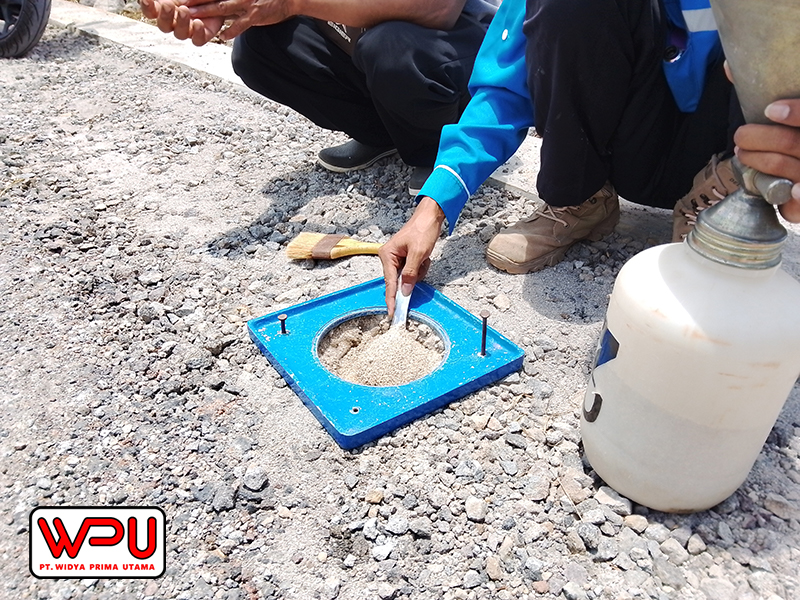 Uji Sand Cone oleh PT Widya Prima Utama