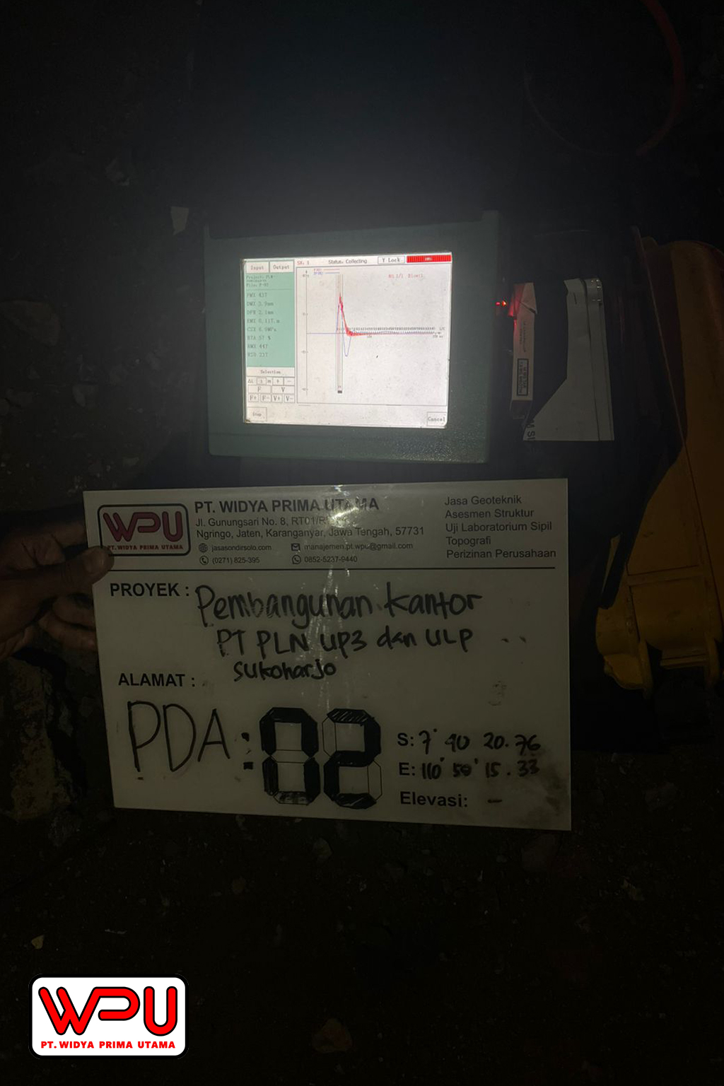 Uji PDA oleh PT Widya Prima Utama